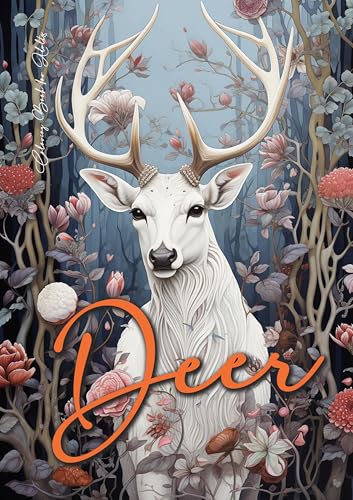 Deer Coloring Book for Adults