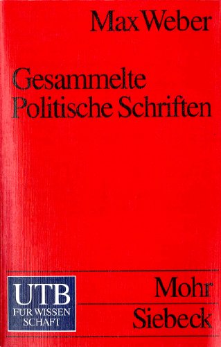 Gesammelte Politische Schriften