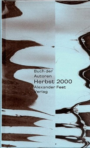 Buch der Autoren. Herbst 2000.