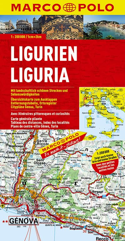 Italy - Liguria Marco Polo Map