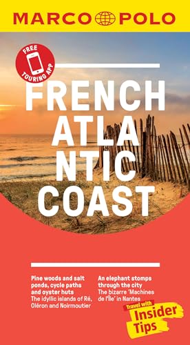 French Atlantic Coast Marco Polo Pocket Travel Guide 2019 - with pull out map