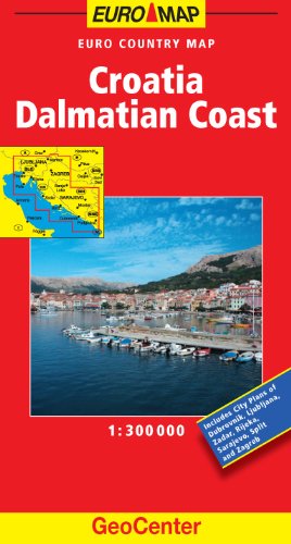 Croatia and Dalmatian Coast GeoCenter Map