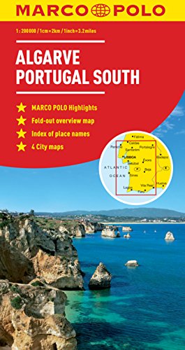 Algarve, Portugal South Marco Polo Map