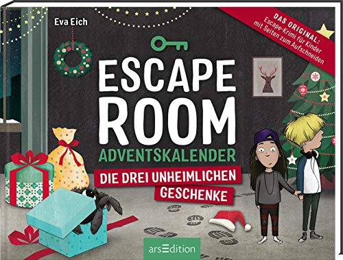 Escape Room Adventskalender. Die drei unheimlichen Geschenke: Gamebuch für Kids mit Seiten zum Aufschneiden