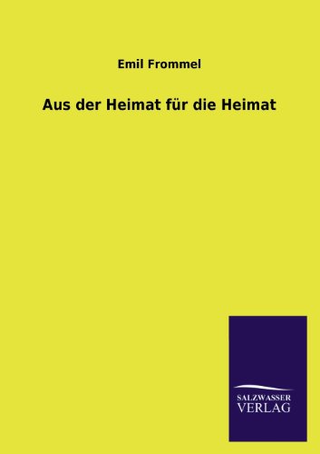 Aus Der Heimat Fur Die Heimat