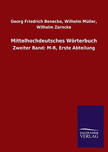 Mittelhochdeutsches Wörterbuch