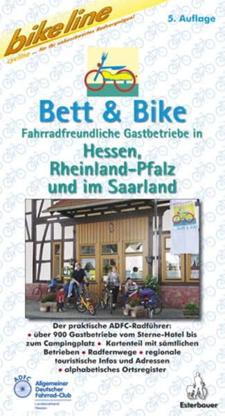 Bikeline Bett und Bike Hessen, Rheinland-Pfalz und Saarland