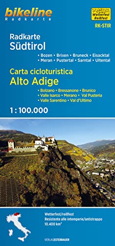South Tyrol / Bolzano cycle map
