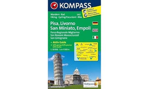 Pisa, Livrono, San Miniato 2457 GPS wp kompass D/E/I +guide: Wandelkaart 1:50 000 (German Edition)