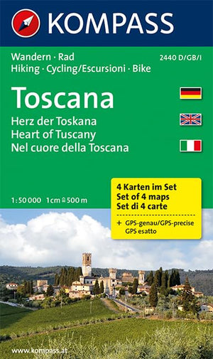 Toscane 2440 GPS 4-Set kompass D/E/I (German Edition)