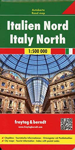 Italy North Road Map 1:500 000