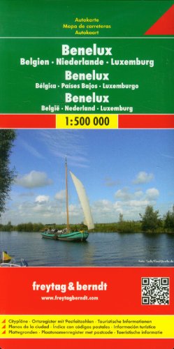 Benelux (B, Nl, L) Road Map 1:500 000