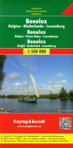 Benelux (B, Nl, L) Road Map 1:500 000 