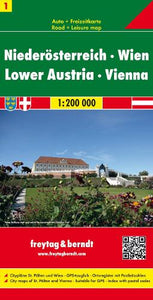 Sheet 1, Lower Austria - Vienna Road Map 1:200 000 