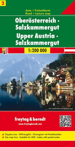 Sheet 2, Upper Austria - Salzkammergut Road Map 1:200 000 