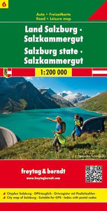 Sheet 6, Federal State Salzburg - Salzkammergut Road Map 1:200 000 