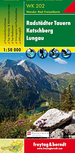 Radstadter Tauern - Katschberg - Lungau Hiking + Leisure Map 1:50 000
