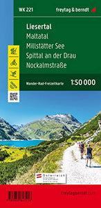 Liesertal - Maltatal - Millstatter See - Spittal an Der Drau - Nockalmstrase Hiking + Leisure Map 1:50 000 