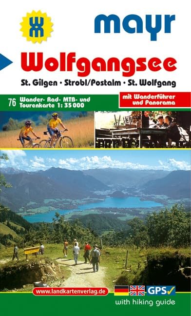 Wolfgangsee 1 : 35 000: Wander-, Rad-, MTB- und Tourenkarte. GPS-geeignet