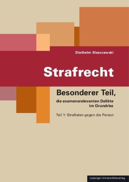 Klesczewski, D: Strafrecht