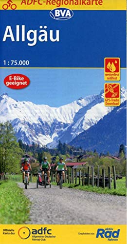 Allgäu cycling map