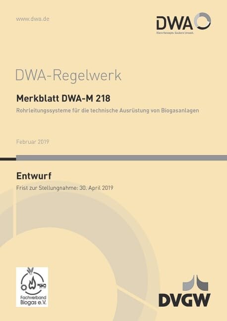 Merkblatt DWA-M 218 Rohrleitungssysteme für die technische A