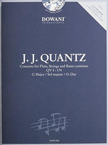 Quantz - Concerto for Flute, Strings and Basso Continuo Qv 5: 174 in G Major