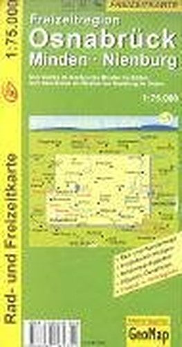 Freizeitregion Osnabrück Minden, Nienburg 1 : 75 000. Rad- und Freizeitkarte