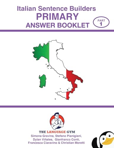 ITALIAN SENTENCE BUILDERS - Primary - ANSWER BOOK