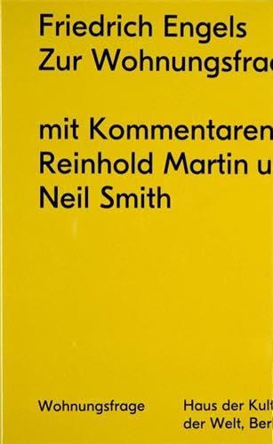 Engels Zur Wohnungsfrage /allemand