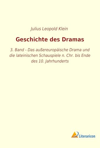 Geschichte des Dramas