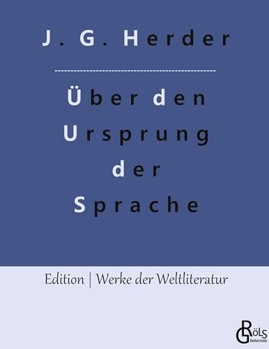 Abhandlung uber den Ursprung der Sprache