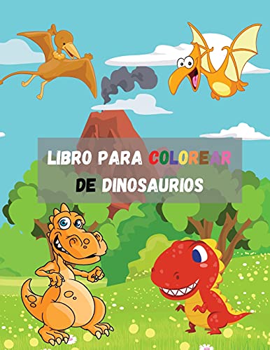 Libro para colorear de dinosaurios