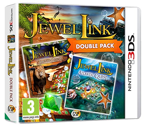 Jewel Link Double Pack - Safari Quest and Atlantic Quest (Nintendo 3DS)