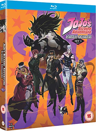 JoJos Bizarre Adventure Set Three: Stardust Crusaders Part 2 (Eps 25-48) - Blu-ray