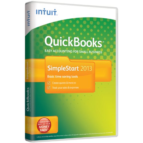 QuickBooks SimpleStart 2013 1 User (PC)