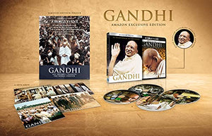 Gandhi (1982) - Amazon Excl. (4 Discs - 4k Ultra-HD & BD) - Limited Edition [Blu-ray] [2021] 