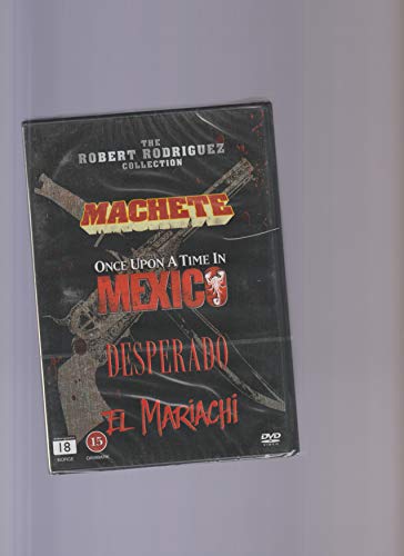 Desperado / El Mariachi / Machete / Once Upon a Time in Mexico -DVD - Robert Rodriguez Collection