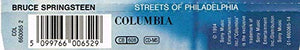 Streets Of Philadelphia - Columbia - COL 660065 2