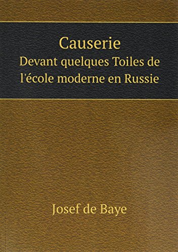 Causerie Devant Quelques Toiles De L é