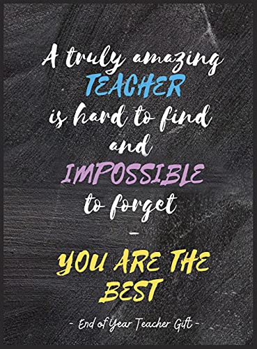 A Truly Amazing Teacher's Journal Book, 100 Pages