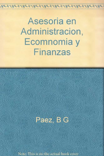 Asesoria en Administracion, Ecomnomia y Finanzas