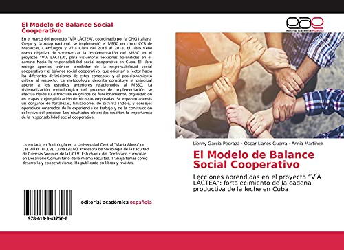 El Modelo de Balance Social Cooperativo: Lecciones aprendidas en el proyecto “VÍA LÁCTEA”: fortalecimiento de la cadena productiva de la leche en Cuba