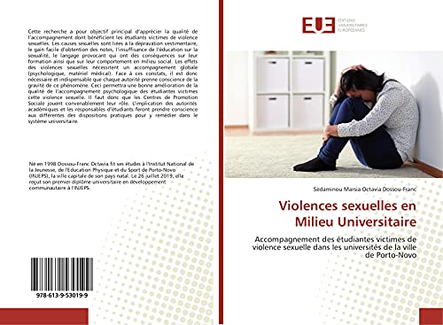 Violences sexuelles en Milieu Universitaire: Accompagnement des étudiantes victimes de violence sexuelle dans les universités