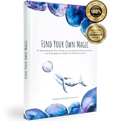 Find Your Own Magic Wellness Journal for Women & Men – Inspire Gratitude & Mindfulness with a Guided Self-Care Journal for Mental Health – Spiritual Gift for Women for Wellbeing & Manifestation