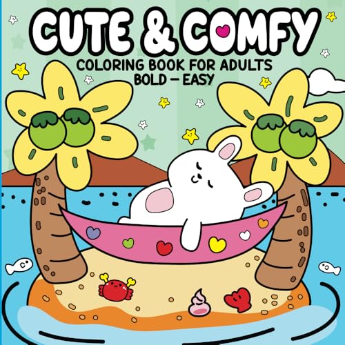 Cute & Comfy - Coloring Book for Adults