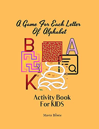 A Game For Each Letter Of Alphabet Activity Book For KIDS