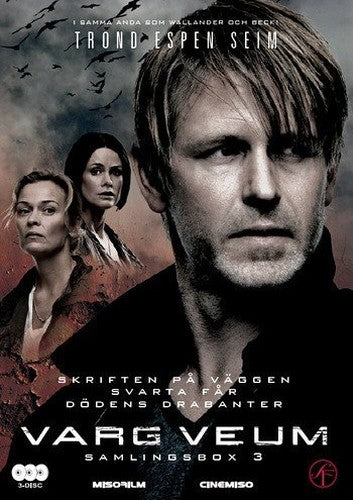 Varg Veum Box 3 - 3-DVD Box Set ( Varg Veum - Skriften på veggen / Varg Veum - Svarte får / Varg Veum - Dødens drabanter ) ( The Writing On The Wall / Bl [ NON-USA FORMAT, PAL, Reg.2 Import - Sweden ]