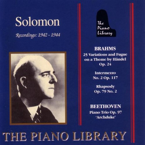 Solomon - Brahms, Handel and Beethoven