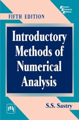 Introductory Methods of Numerical Analysis